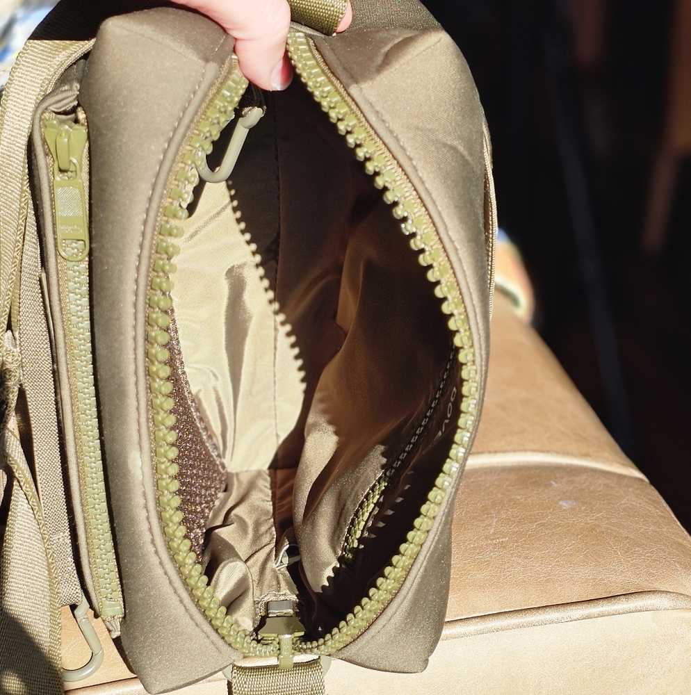 Dagne Dover Micah Neoprene Crossbody Bag Dark Moss - Picture 6 of 13